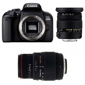 Canon EOS 800D + Sigma 17-50 F2.8 DC OS EX HSM + Sigma 70-300 f/4-5,6 APO DG MACRO