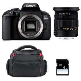 Canon 800D + Sigma 17-50 F2.8 DC OS EX HSM + Bolsa + SD 4Go - Cámara reflex