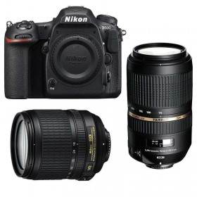 Nikon D500 + AF-S DX 18-105 mm F3.5-5.6G ED VR + Tamron SP AF 70-300 mm F4-5.6 Di VC USD - Appareil photo Reflex
