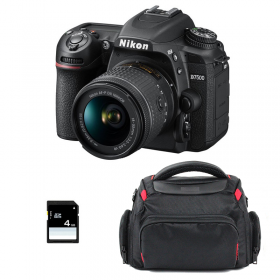 Nikon D7500 + AF-P DX NIKKOR 18-55 mm F3.5-5.6G VR + Sac + SD 4Go - Appareil photo Reflex