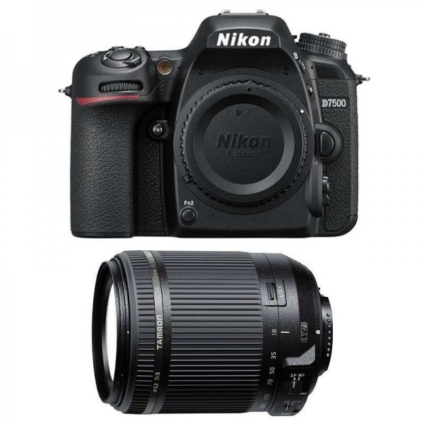 Nikon D7500 + Tamron 18-200 mm F3.5-6.3 Di II VC - Appareil photo Reflex