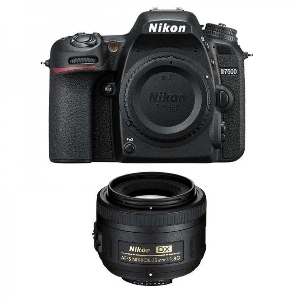 Nikon D7500 + AF-S DX 35 mm F1.8 G - Appareil photo Reflex