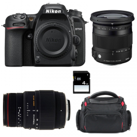 Nikon D7500 + Sigma 17-70 mm f/2,8-4 DC Macro OS HSM Cont. + Sigma 70-300 mm f/4-5,6 DG APO Macro + Sac + SD4Go