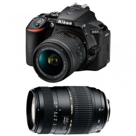 Nikon D5600 + AF-P DX NIKKOR 18-55 mm F3.5-5.6G VR + Tamron AF 70-300 mm F4-5,6 Di LD Macro 1/2 - Appareil photo Reflex