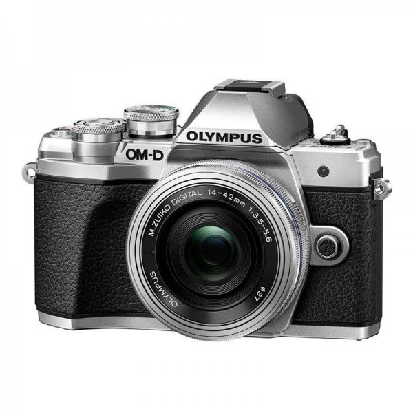 Olympus OM-D E-M10 III Silver + M.ZUIKO 14-42 mm F3.5-5.6 EZ Pancake - Appareil Photo Hybride