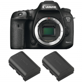 Canon 7D Mark II + 2 Canon LP-E6N - Appareil photo Reflex