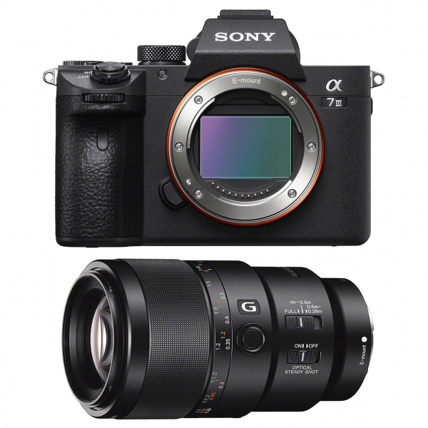 Sony A7R III + Sony FE 90mm F2.8 Macro G OSS - Appareil Photo Hybride