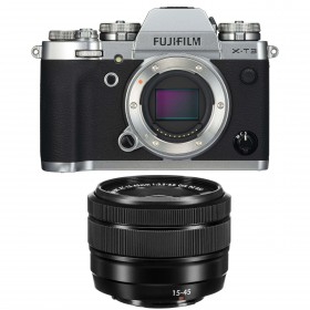 Fujifilm XT3 Silver + Fujinon XC 15-45mm F3.5-5.6 OIS PZ Noir - Appareil Photo Hybride