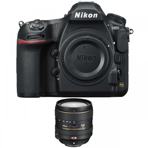 Nikon D850 Nu + AF-S Nikkor 16-80mm F2.8-4E ED VR - Appareil photo Reflex