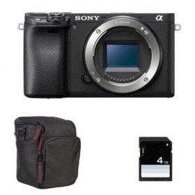 Sony Alpha 6400 Body Black + Bag + SD 4 Go