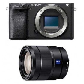 Sony Alpha 6400 Cuerpo Negro + Sony E 16-70 mm f/4 OSS Zeiss Vario-Tessar T* - Cámara mirrorless