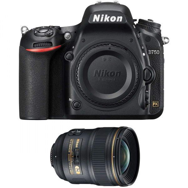 Nikon D750 Nu + AF-S Nikkor 24mm F1.4G ED - Appareil photo Reflex