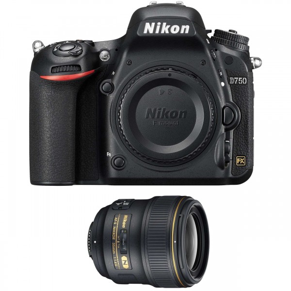 Nikon D750 Nu + AF-S Nikkor 35mm F1.4G - Appareil photo Reflex