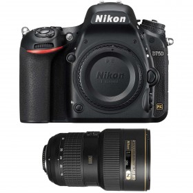 Nikon D750 Cuerpo  + AF-S Nikkor 16-35mm f/4G ED VR - Cámara reflex