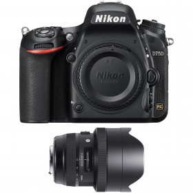 Nikon D750 Cuerpo + Sigma 12-24mm F4 DG HSM Art - Cámara reflex