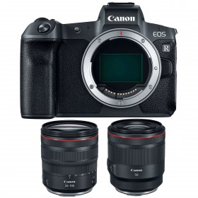 Canon R + RF 24-105 mm f/4L IS USM + RF 50mm f/1.2L USM - Cámara mirrorless