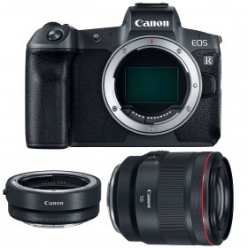 Canon R + RF 50mm f/1.2L USM + Canon EF R - Cámara mirrorless