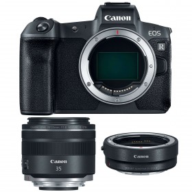 Canon R + RF 35mm f/1.8 Macro IS STM + Canon EF R - Cámara mirrorless