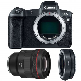 Canon R + RF 85mm F1,2L USM + Canon EF R - Appareil Photo Hybride