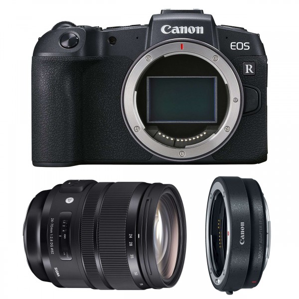 Canon RP + Sigma 24-70mm F2.8 DG OS HSM Art + Canon EF R - Appareil Photo Hybride