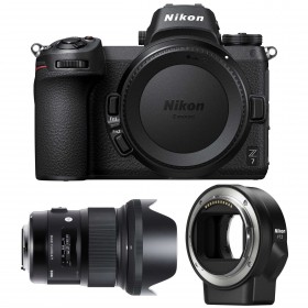 Nikon Z7 + Sigma 24mm F1.4 DG HSM Art + Nikon FTZ - Appareil Photo Hybride