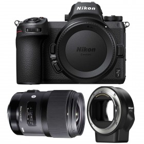Nikon Z7 + Sigma 35mm F1.4 DG HSM Art + Nikon FTZ - Cámara mirrorless