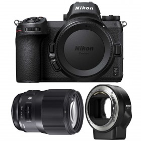 Nikon Z7 + Sigma 135mm F1.8 DG HSM Art + Nikon FTZ - Cámara mirrorless