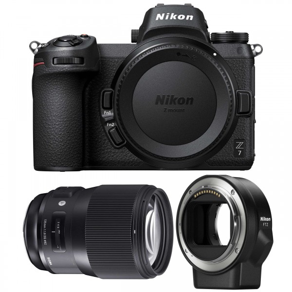 Nikon Z7 + Sigma 135mm F1.8 DG HSM Art + Nikon FTZ - Appareil Photo Hybride