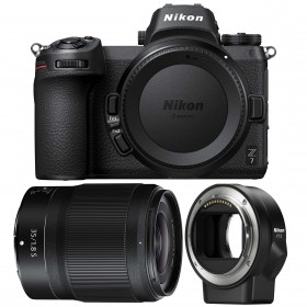 Nikon Z7 + NIKKOR Z 35mm f/1.8 S + Nikon FTZ - Cámara mirrorless