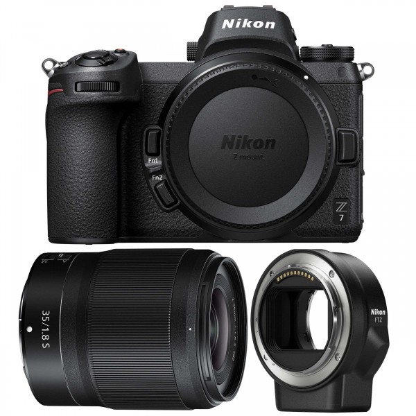 Nikon Z7 + NIKKOR Z 35mm F1.8 S + Nikon FTZ - Appareil Photo Hybride
