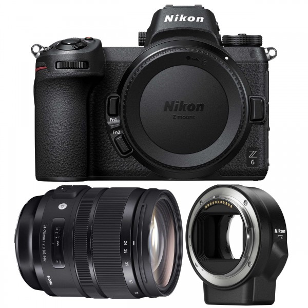 Nikon Z6 + Sigma 24-70mm F2.8 DG OS HSM Art + Nikon FTZ - Appareil Photo Hybride