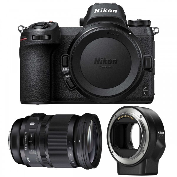 Nikon Z6 + Sigma 24-105mm F4 DG OS HSM Art + Nikon FTZ - Appareil Photo Hybride