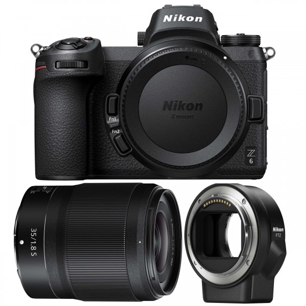 Nikon Z6 + NIKKOR Z 35mm F1.8 S + Nikon FTZ - Appareil Photo Hybride
