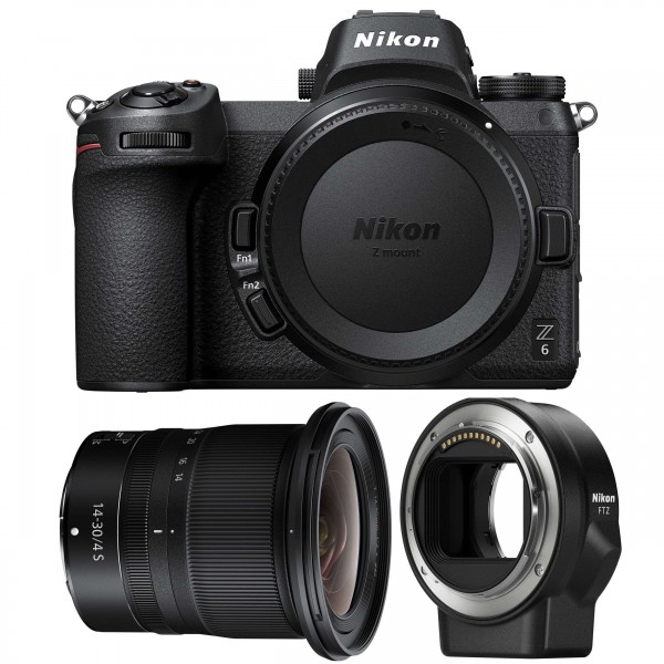 Nikon Z6 + NIKKOR Z 14-30mm F4 S + Nikon FTZ - Appareil Photo Hybride