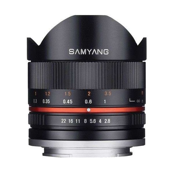 Samyang 8mm f2.8 UMC Fish-Eye CS II Sony E Noir - Objectif photo