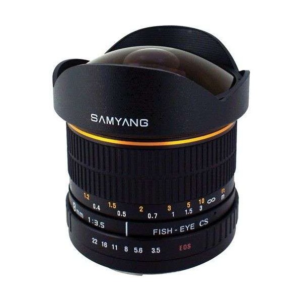 Samyang AE 8mm F3.5 Fish-eye CS II Nikon Noir - Objectif photo