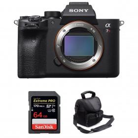 Sony A7R IV Nu + SanDisk 64GB Extreme PRO UHS-I SDXC 170 MB/s + Sac - Appareil Photo Hybride