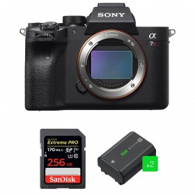 Sony Alpha 7R IV Body + SanDisk 256GB Extreme PRO UHS-I SDXC 170 MB/s + 2 Sony NP-FZ100 - Mirrorless camera