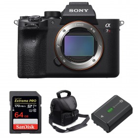 Sony Alpha 7R IV Body + SanDisk 64GB Extreme PRO UHS-I SDXC 170 MB/s + Sony NP-FZ100 + Bag - Mirrorless camera