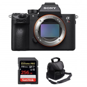 Sony A7R III Nu + SanDisk 256GB Extreme PRO UHS-I SDXC 170 MB/s + Sac - Appareil Photo Hybride