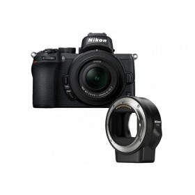 Nikon Z50 + Nikon Z DX 16-50 mm f/3.5-6.3 + Nikon FTZ