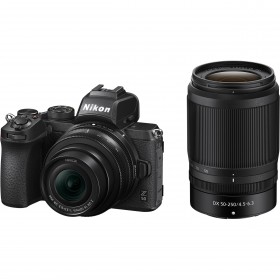 Nikon Z50 + Nikon Z DX 16-50 mm f/3.5-6.3 + Nikon Z DX 50-250 mm f/4.5-6.3 - Cámara mirrorless