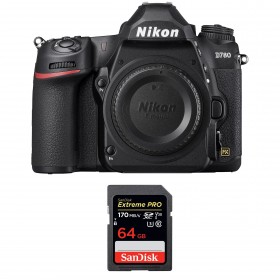 Nikon D780 Nu + SanDisk 64GB Extreme PRO UHS-I SDXC 170 MB/s - Appareil photo Reflex