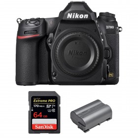Nikon D780 Nu + SanDisk 64GB Extreme PRO UHS-I SDXC 170 MB/s + Nikon EN-EL15b + Sac - Appareil photo Reflex