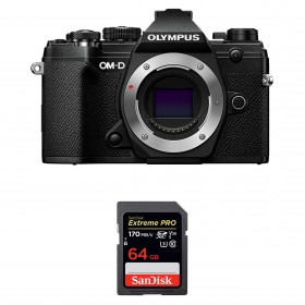 Olympus OM-D E-M5 Mark III Black Body + SanDisk 64GB Extreme PRO UHS-I SDXC 170 MB/s
