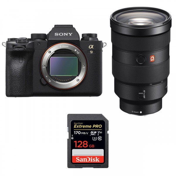Sony A9 II + FE 24-70mm F2.8 GM + SanDisk 128GB Extreme PRO UHS-I SDXC 170 MB/s - Appareil Photo Hybride