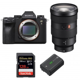 Sony A9 II + FE 24-70mm F2.8 GM + SanDisk 128GB Extreme PRO UHS-I SDXC 170 MB/s + Sony NP-FZ100 - Appareil Photo Hybride