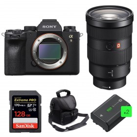 Sony Alpha 9 II + FE 24-70mm f/2.8 GM + SanDisk 128GB Extreme PRO 170 MB/s + 2 Sony NP-FZ100 + Bag - Mirrorless camera