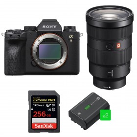 Sony A9 II + FE 24-70mm F2.8 GM + SanDisk 256GB Extreme PRO UHS-I SDXC 170 MB/s + 2 Sony NP-FZ100 - Appareil Photo Hybride