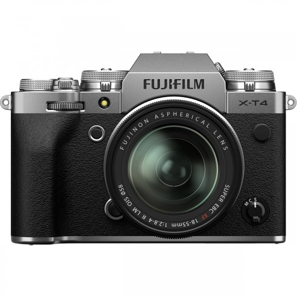 Fujifilm XT4 Silver + XF 18-55mm F2.8-4 R LM OIS - Appareil Photo Hybride